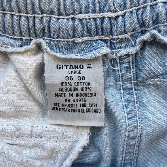 Vintage Gitano Stretch Waist Cargo Shorts - Men's Size L - Picture 3 of 4